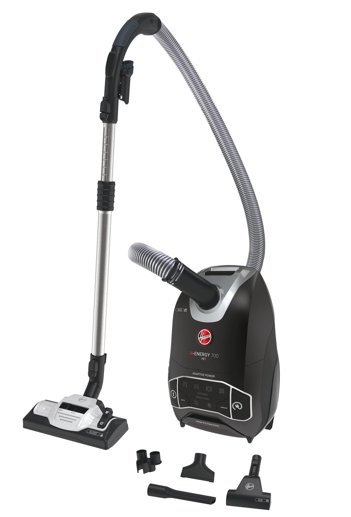 HOOVER - Bagged Cylinder Pet Vacuum Cleaner - H-ENERGY 700