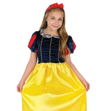 Girls Fairytale Snow White Girls Fancy Dress Costume - S