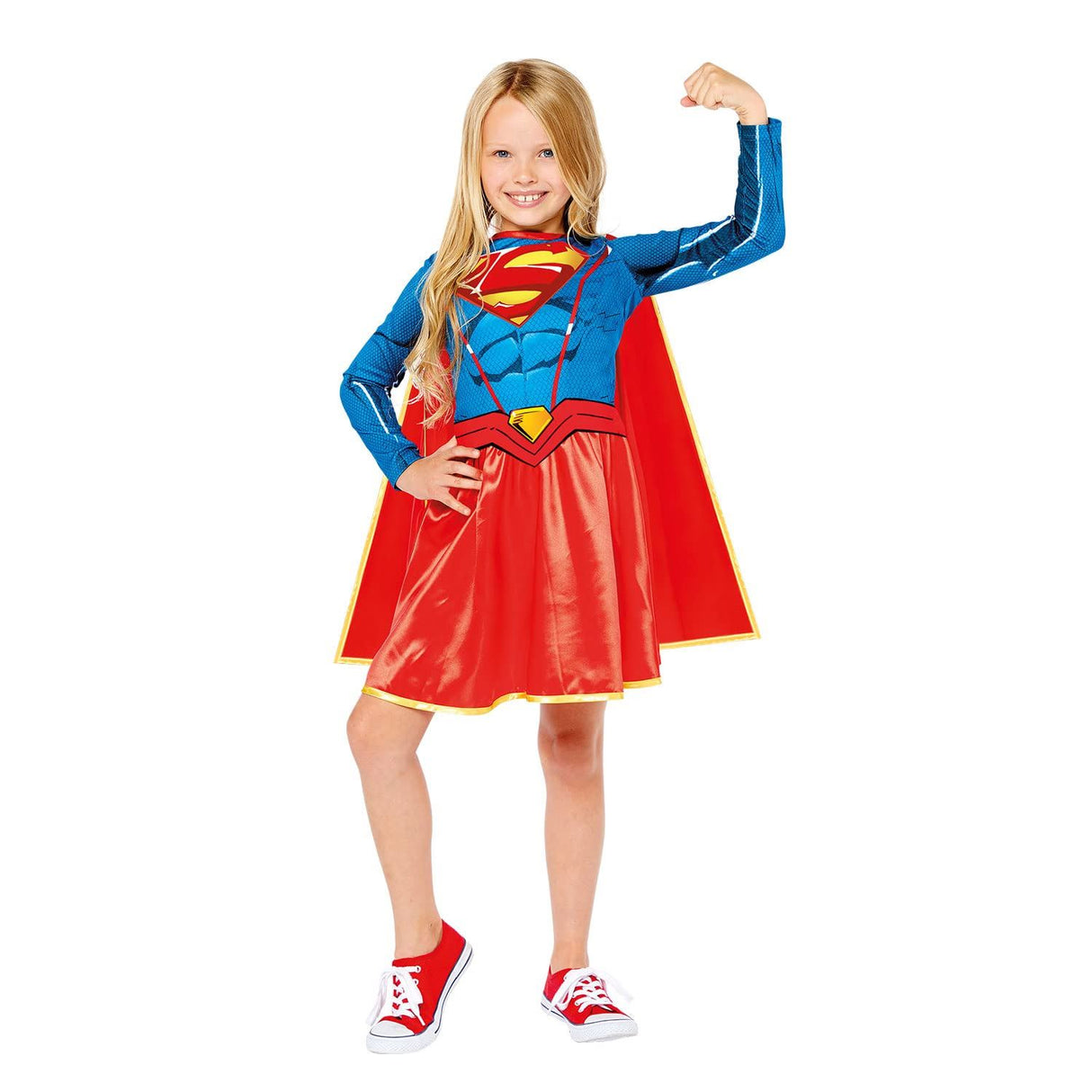 Child Supergirl Sustainable Costume - 8-10 Years