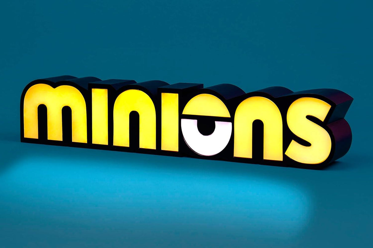 Officially Licensed Minions Logo Bedroom Light USB or Battery Powered