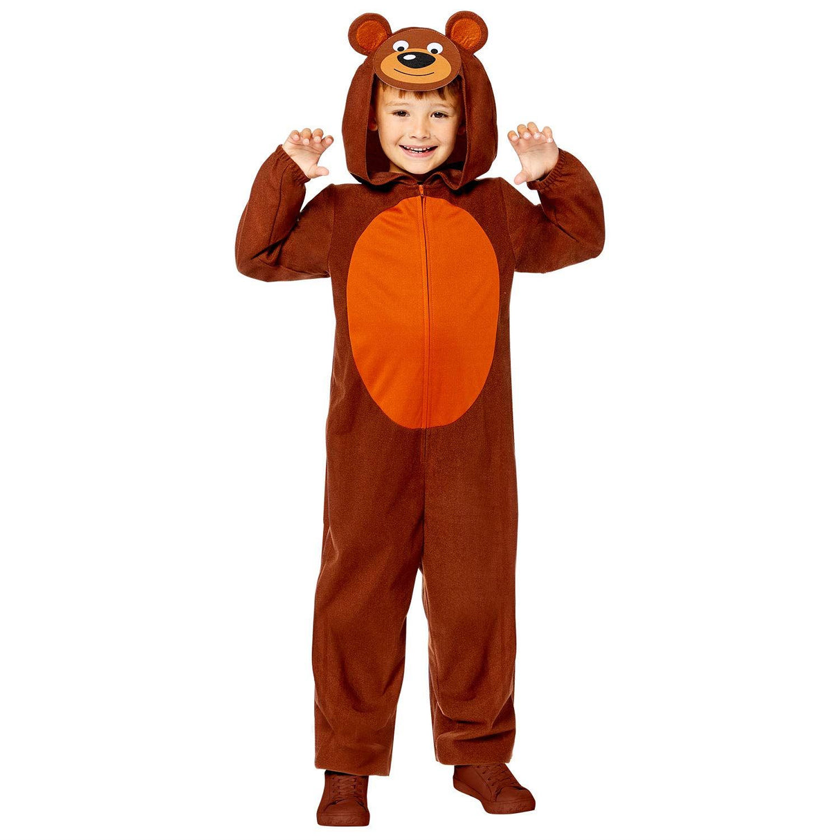Child Teddy Bear Onesie Costume - 6-8 Years