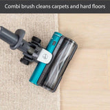 HOOVER Anti-Twist Home HF910P Cordless Vacuum Cleaner-Grey and Turquoise