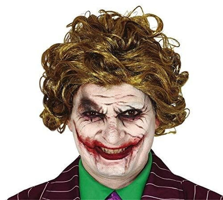 Fancy Dress 4294 Fiestas Guirca Smiling Clown Joker Wig