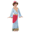 Girls Fancy Dress 4457L Girls Blue Oriental Princess Costume - 8 - 10 Years