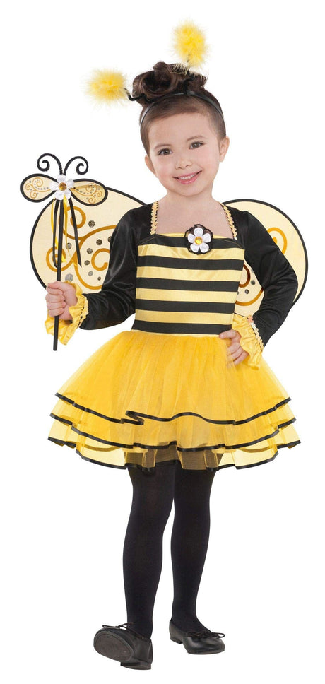 Girls Fancy Dress 997651 Girls Dancing Ballerina Bee Costume - 3-4 Years