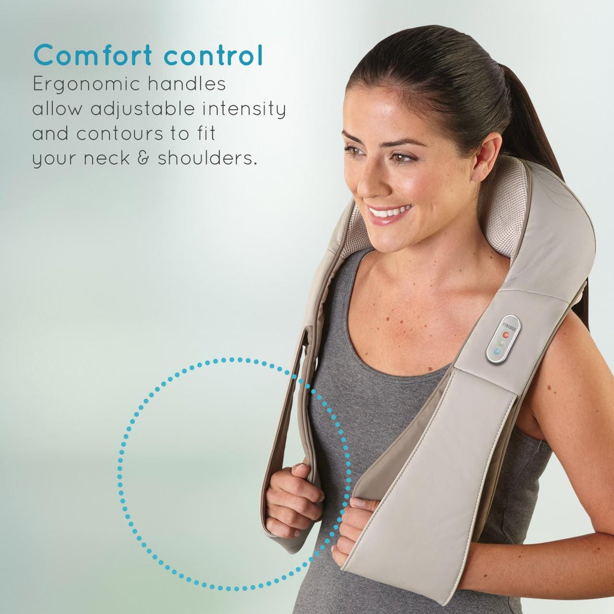 Homedics NMS-620H-GB HoMedics Infrared Shiatsu Neck Massager with 3 Speed Settings  + Heat