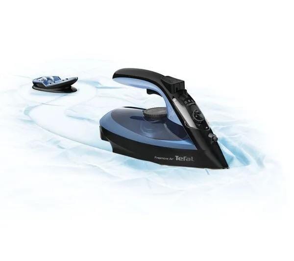 Tefal FV6551G0 Tefal FV6551G0 Freemove Air 2400W 0.25L Cordless Steam Iron Black/Blue