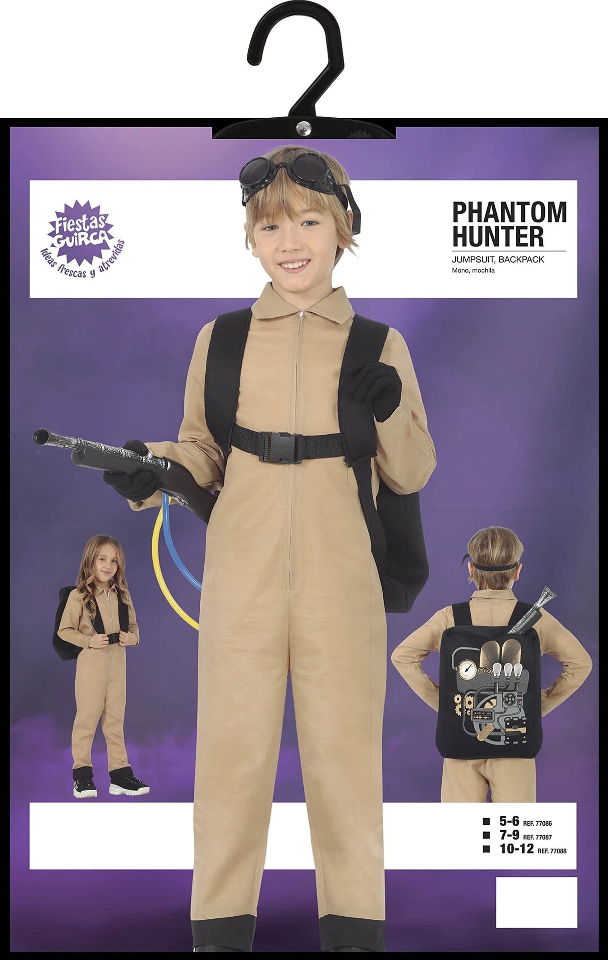 Fancy Dress Kids Phantom Hunter Ghost Busters Replica Fancy Dress