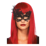 Womens Fancy Dress 374722001 Leg avenue black Venetian mask fantasia