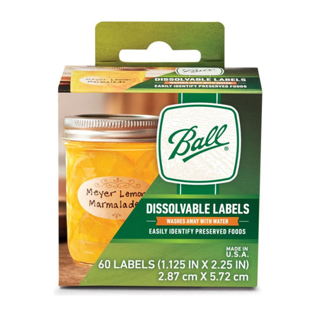 Ball 1440001005 Ball Dissolvable Labels - 60 pack