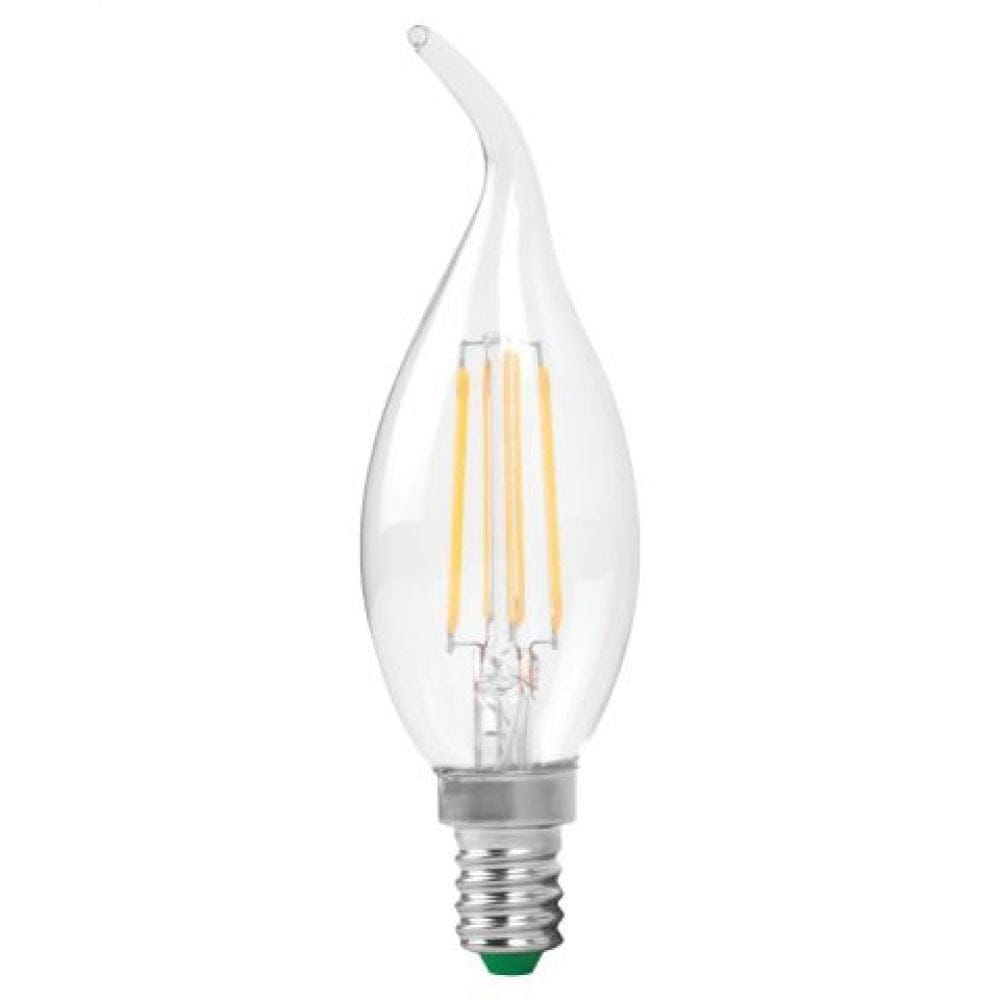 CLICKK Home Store ABC-0283 Megaman 4W E14 2.7K Filament Flare LED Light Bulb, White