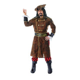 Mens Fancy Dress AC955 Men's Captain John Longfellow Adult Pirate Costume