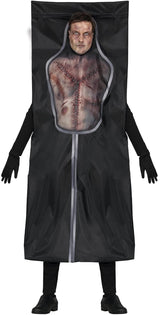 Mens Fancy Dress 79761 Men's Dead Man Body Bag Costume - L