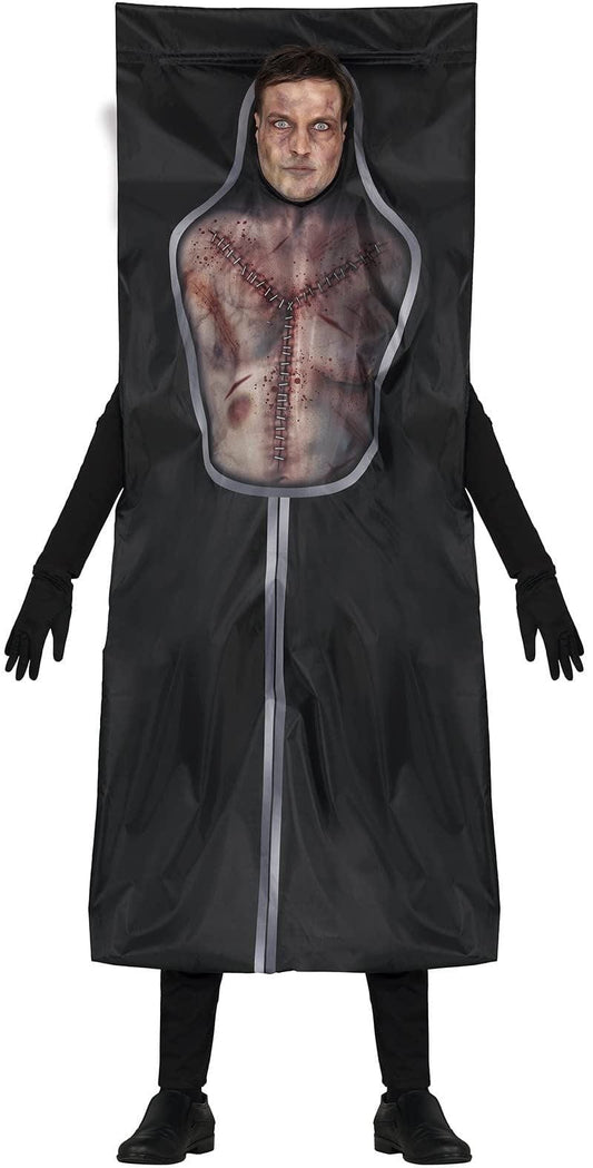 Mens Fancy Dress 79761 Men's Dead Man Body Bag Costume - L