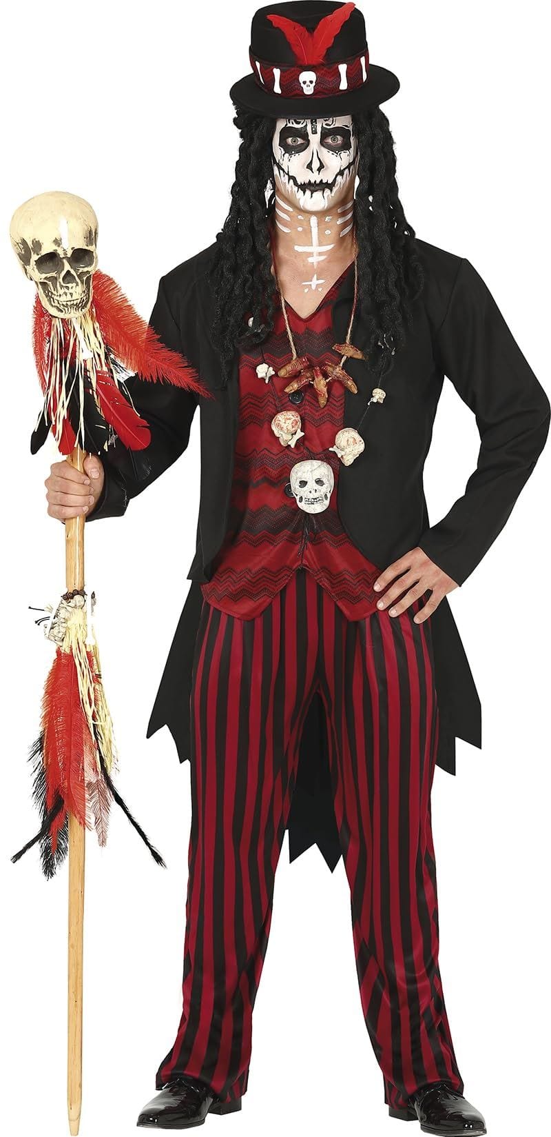 Mens Fancy Dress 88701 Men's Fiestas Guirca Voodoo Witch Doctor Halloween Costume - L