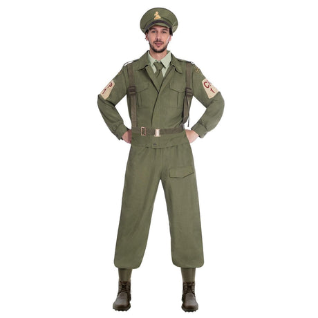 Fancy Dress Men's Home Guard Soldier Costume