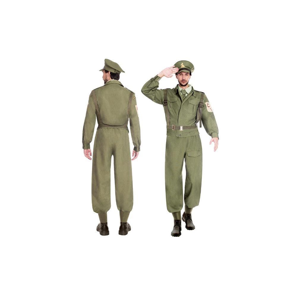 Fancy Dress Men's Home Guard Soldier Costume