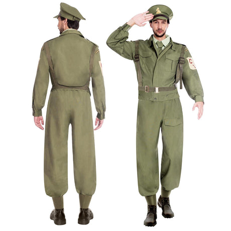 Fancy Dress 9906862 Men's Home Guard Soldier Costume