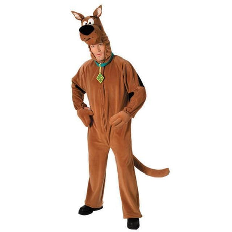 Mens Fancy Dress 16464 Men's Official Scooby Doo Onesie Costume