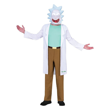 Mens Fancy Dress 9904218 Men's Rick and Morty Rick Costume Adult - XL