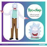 Mens Fancy Dress 9904218 Men's Rick and Morty Rick Costume Adult - XL