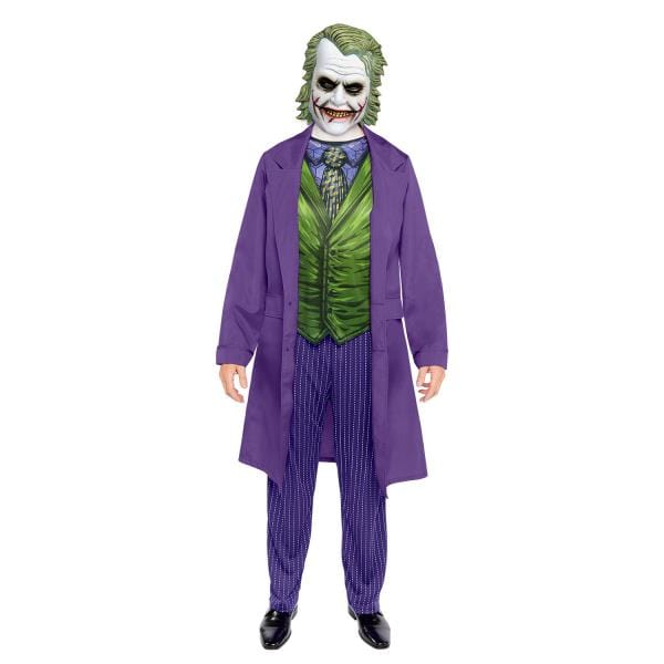 Mens Fancy Dress 9907618 Men's The Joker Movie Fancy Dress Costume - XL