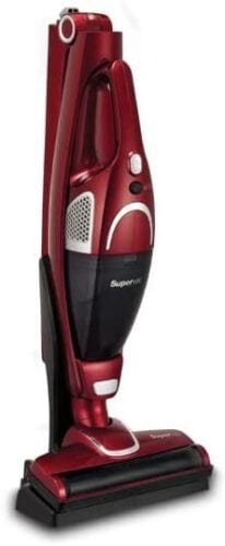 CLICKK Home Store 732005 Morphy Richards 2-in-1 SuperVac 35 Cordless Vacuum Cleaner - Upright - Red