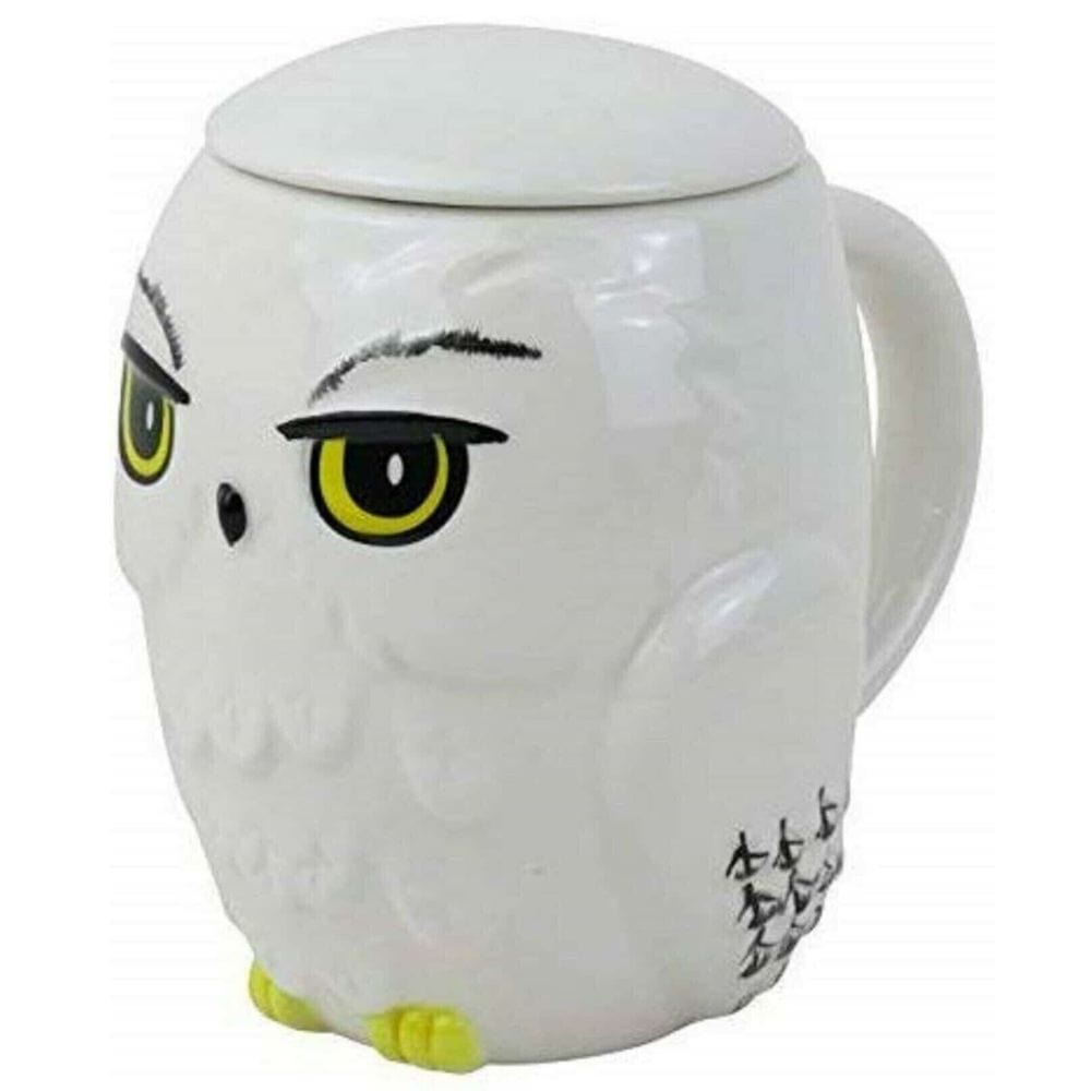 Harry Potter HPHH3MHW-STJIN Harry Potter Hedwig Mug 3D Owl Shaped Ceramic Coffee Cup