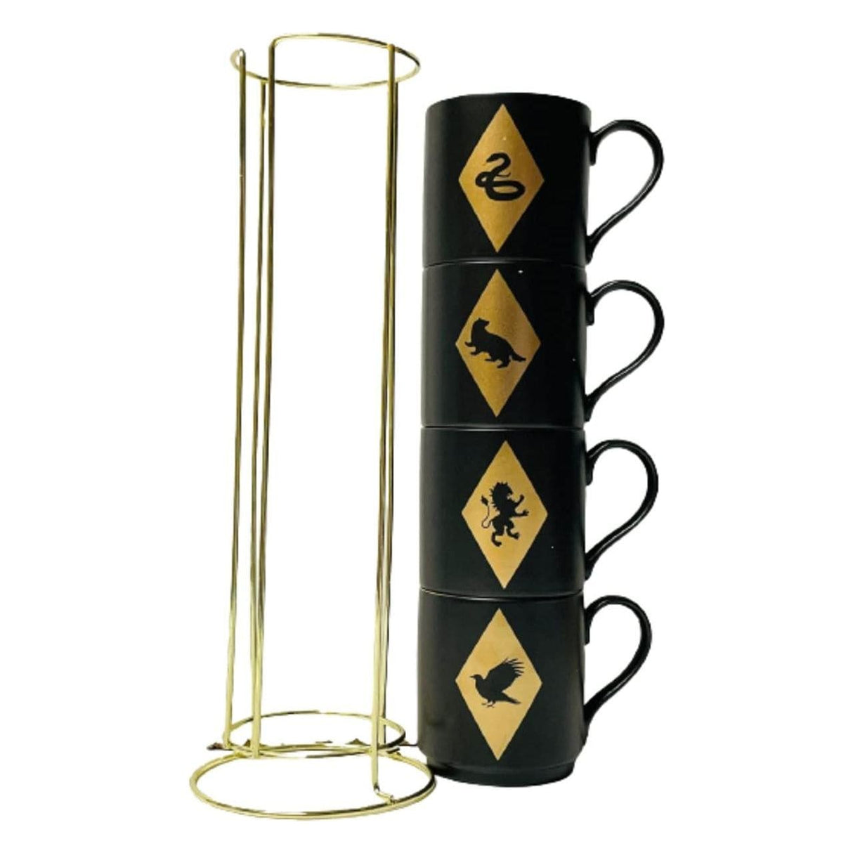 Harry Potter HPAGSUIC-CBQIN Harry Potter Stacking Mugs Set - Ceramic Coffee Cups