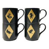 Harry Potter HPAGSUIC-CBQIN Harry Potter Stacking Mugs Set - Ceramic Coffee Cups