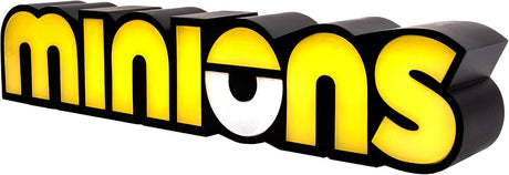 Minions 310018 Officially Licensed Minions Logo Bedroom Light USB or Battery Powered