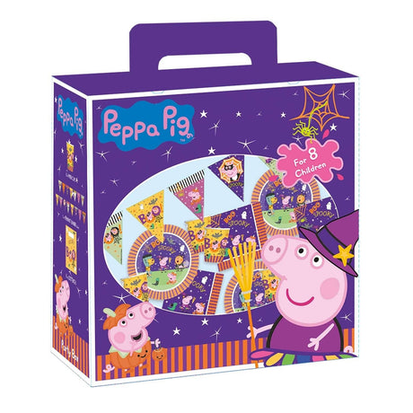 Fancy Dress 9912099 Peppa Pig Halloween Party Tableware Set