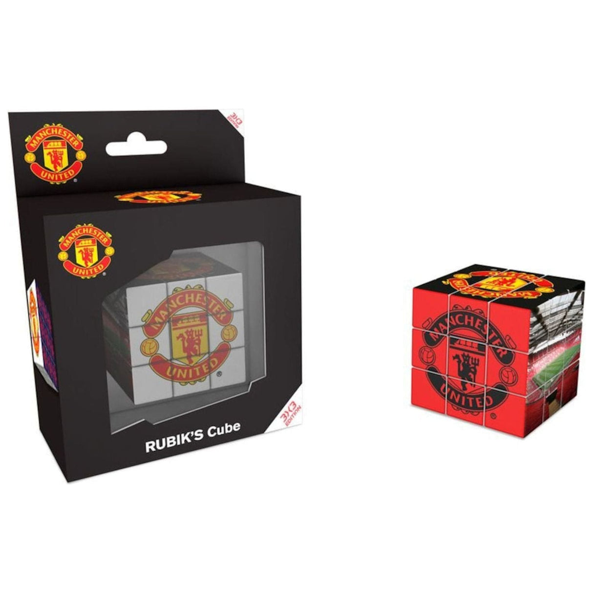 CLICKK Home Store PLG7235 Paul Lamond Manchester United Rubik's Cube