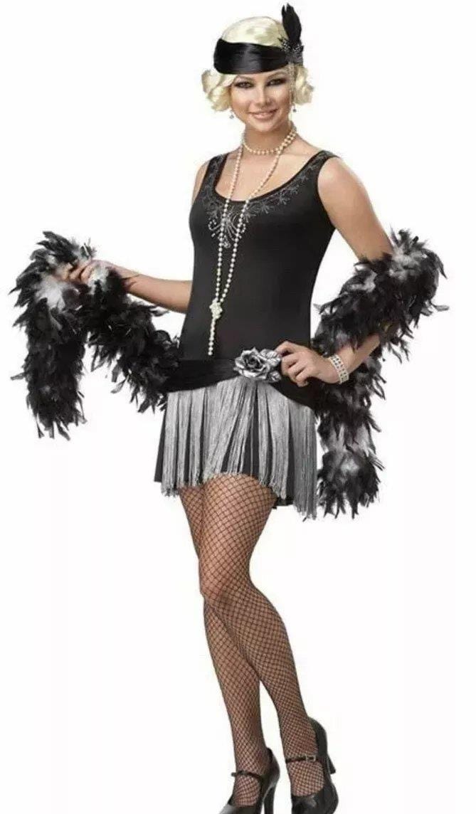 Kids Fancy Dress 5048 Teen Boop Boop A Doo 20's Flapper Costume - 11-13 Years