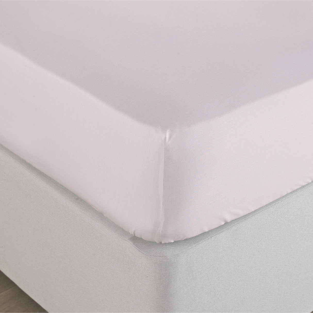 CLICKK Home Store ABC-0182 The Linen Yard 250 Thread Count Fitted Sheet - Blush - King