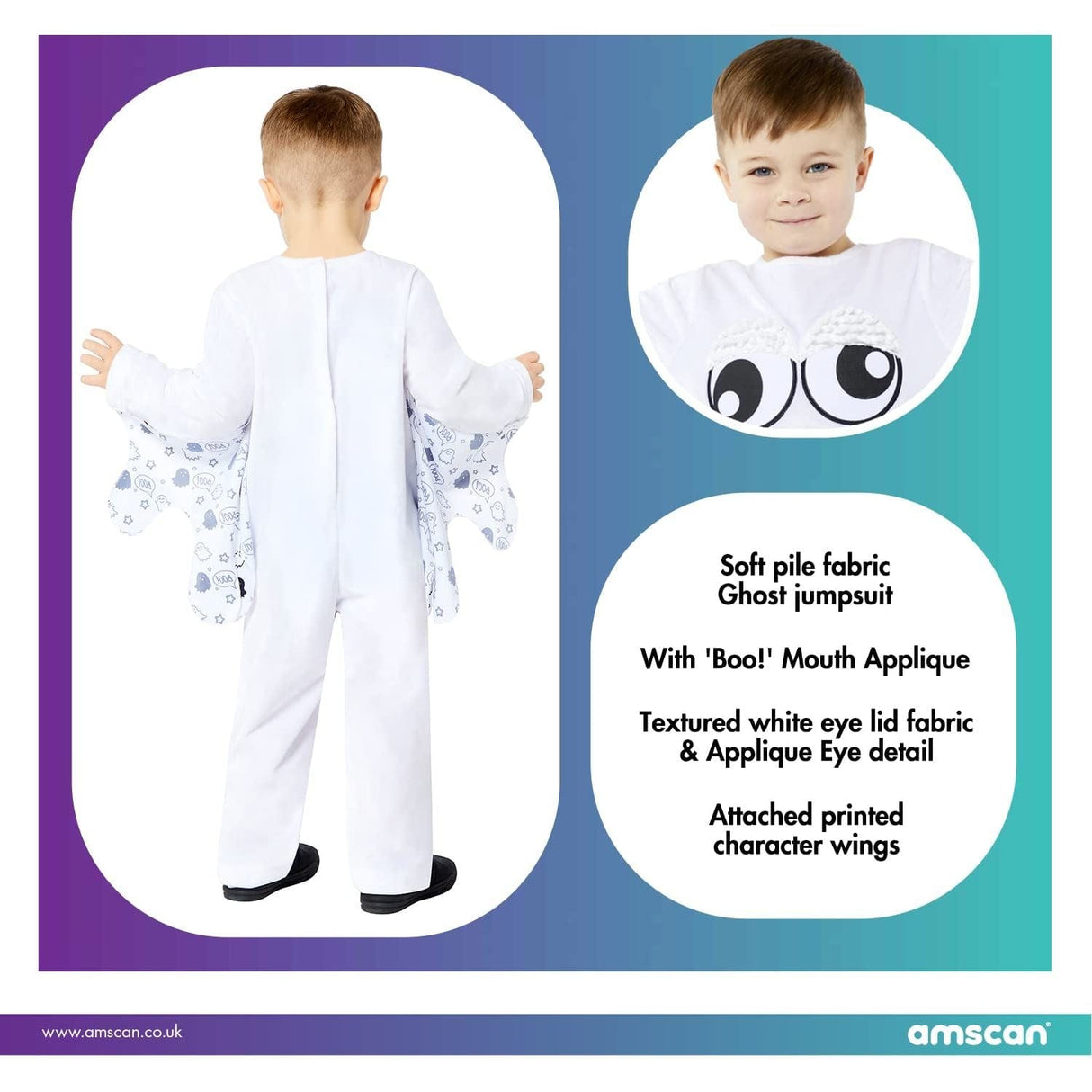 Fancy Dress Toddler Lil Ghost Costume