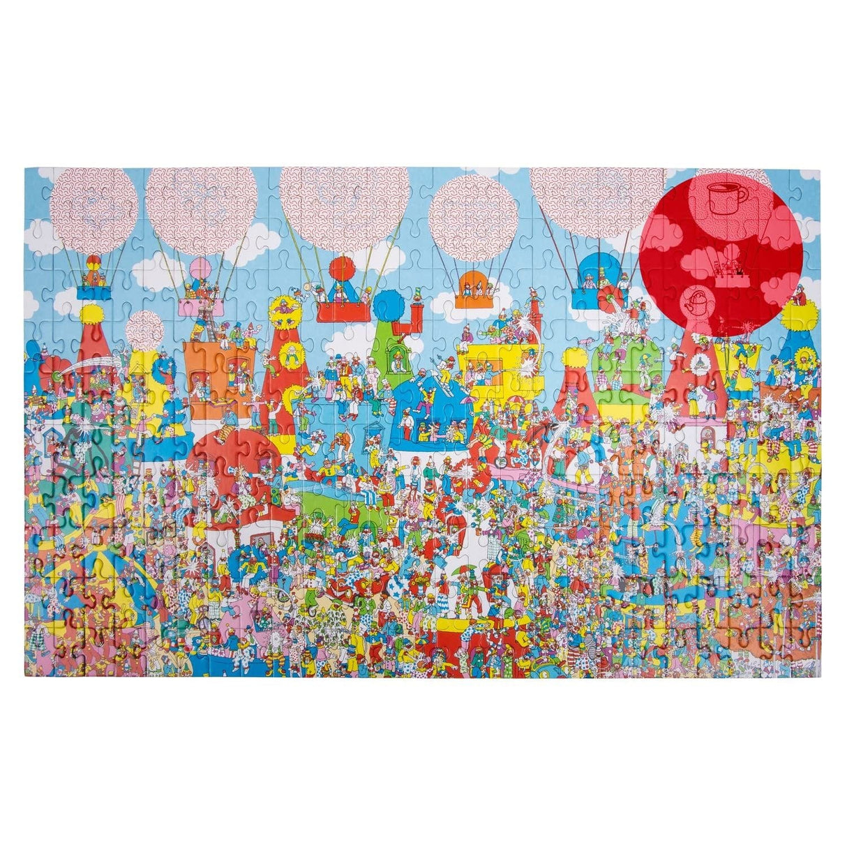 CLICKK Home Store 1981 Where's Wally? Double Sided Mystery Jigsaw Puzzle 250 Pcs