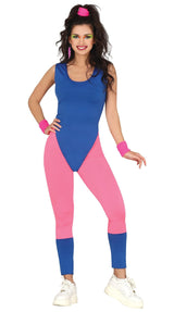 Womens Fancy Dress 79648 Women's 80s Aerobic Instructor Costume - M