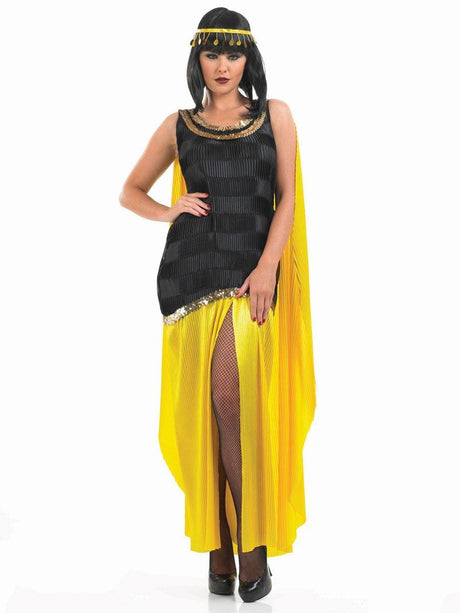 Womens Fancy Dress 3448-200S Women's Cleopatra Fancy Dress Costume - UK 8-10