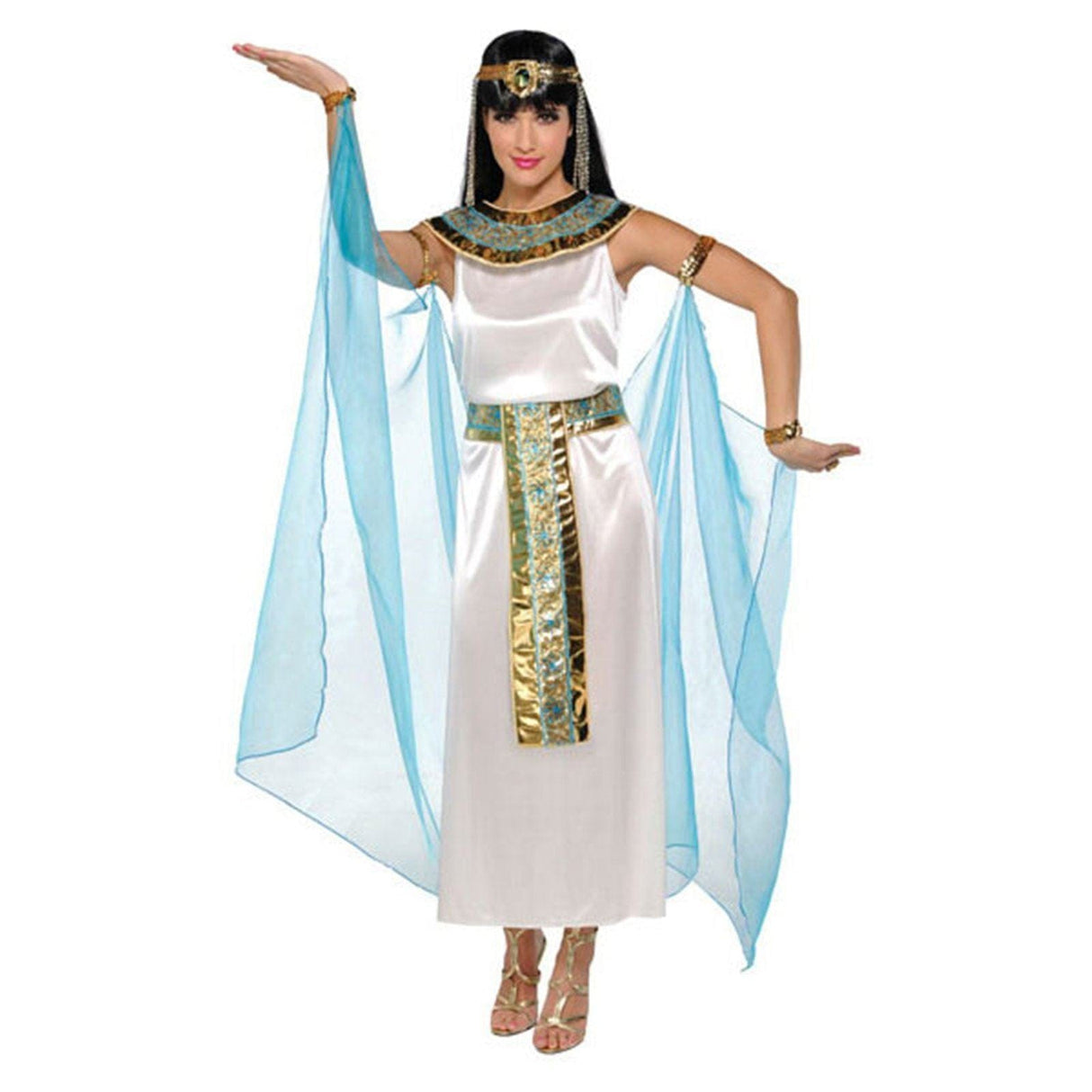 Womens Fancy Dress 996188 Women's Elegant Cleopatra Goddess Costume - S