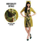 Womens Fancy Dress 4177-400L Women's Fantasy Frog World Book Day Fancy Dress - L