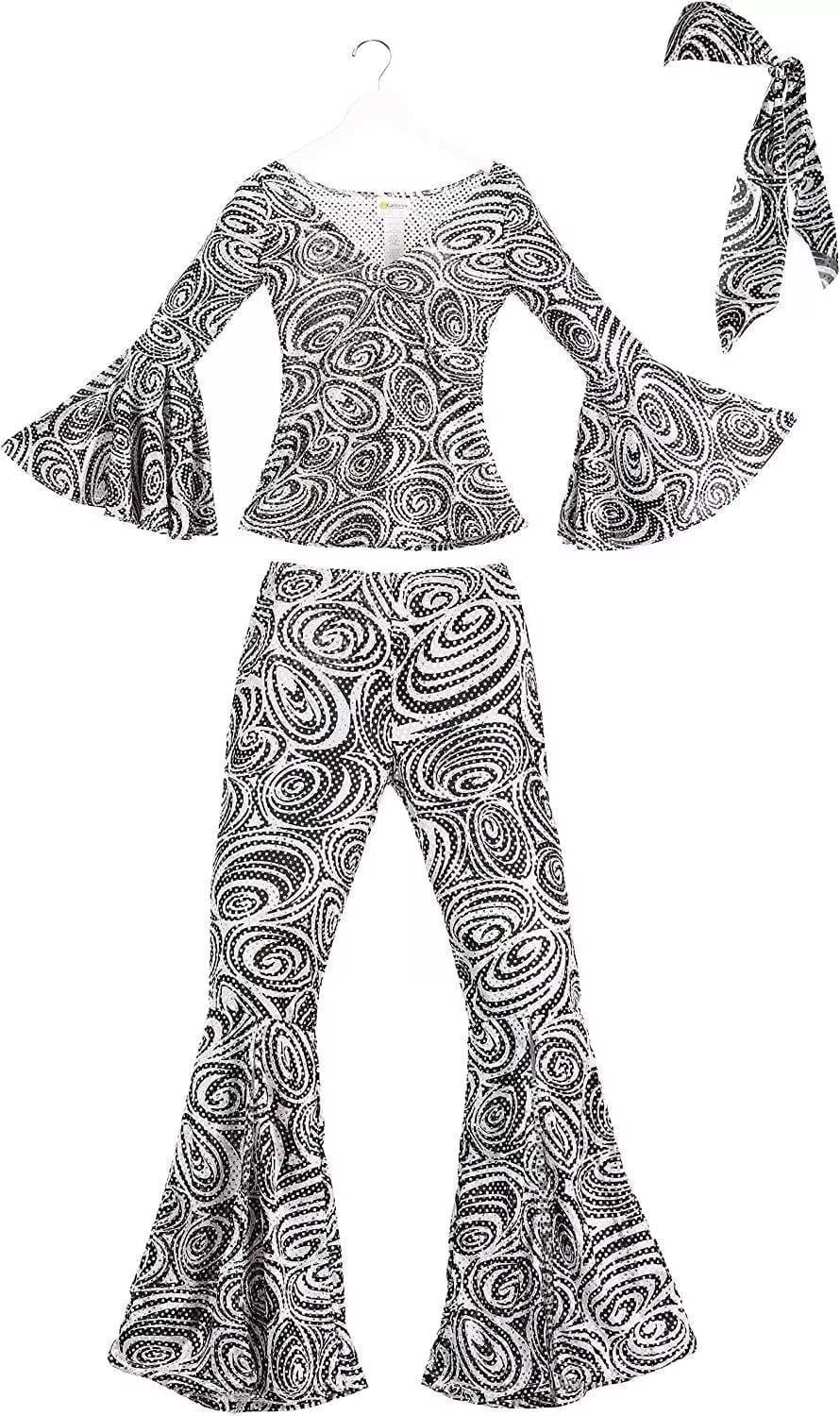 Womens Fancy Dress 01113XL Women's Foxy Lady Disco Costume - XL