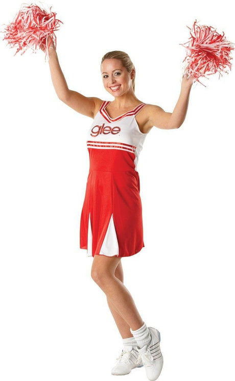 Womens Fancy Dress 880506 Women's High School Glee Cheerleader Costume - L