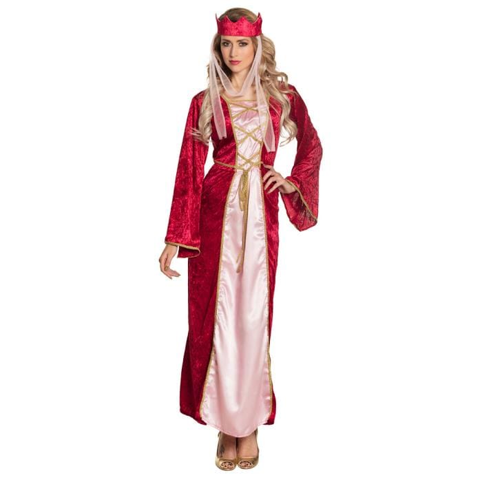 Womens Fancy Dress B83579 Women's Medieval Renaissance Queen Costume - Size 12/14