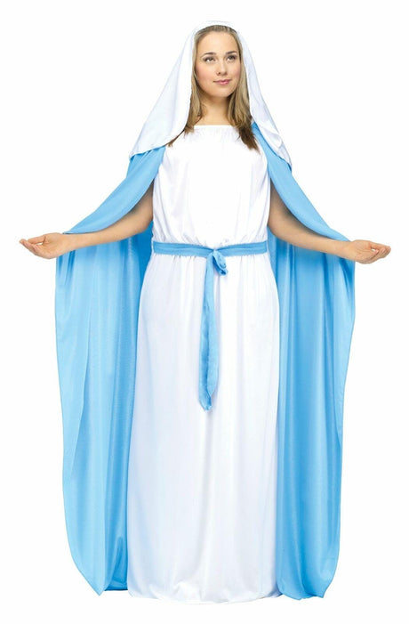 Womens Fancy Dress 110814 Women's Mother Mary Costume - One Size