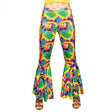 Womens Fancy Dress B01541 Women's Psychedelic Tie dye Hippie Pants - M