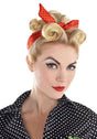 Womens Fancy Dress 845865-55 Women's Rockabilly Headscarf 1960s Fancy Dress