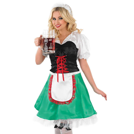 Womens Fancy Dress 3674-200S Women's Sexy Bavarian Oktoberfest Costume - S