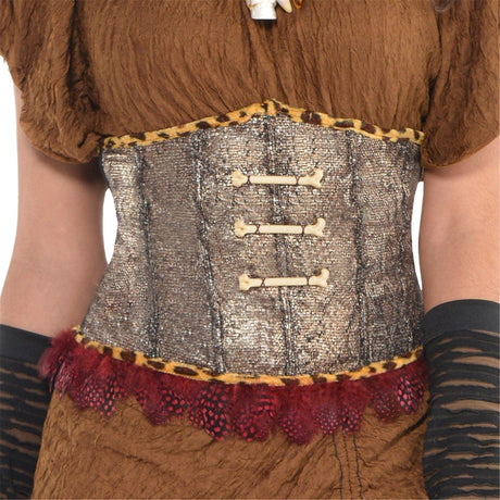 Womens Fancy Dress 848906-55 Women's Witch Doctor Voodoo Queen Waist Cincher Costume