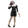 Womens Fancy Dress ZOMBIE SISTER COSTUME SIZE XL Women's Zombie Sister Nun Costume - XL